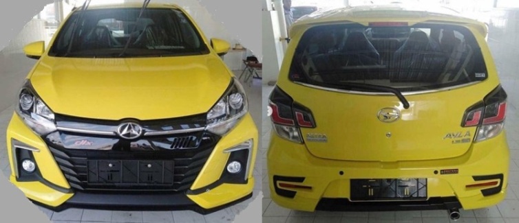 Spyshot Sigra 2020 Facelift - Tampak Depan dan Belakang