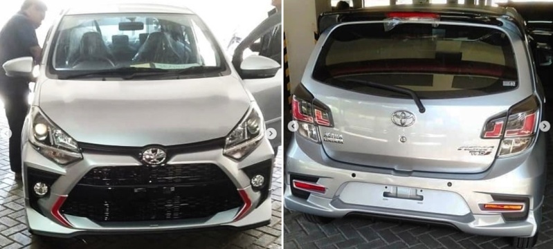 Toyota Agya 2020 - Tampak Depan dan Belakang