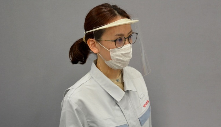 Face shiel produksi Toyota untuk atasi Covid-19