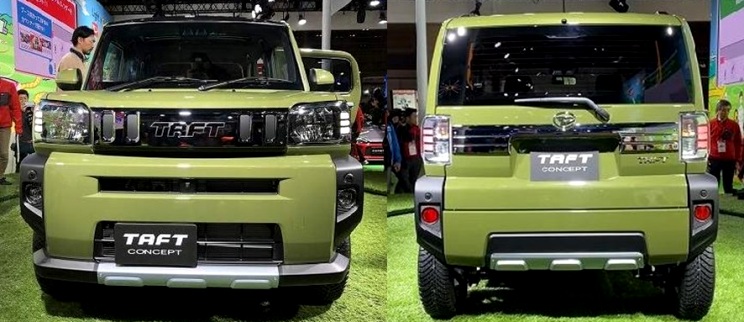 Daihatsu Taft Concept - Tampak Depan dan Belakang