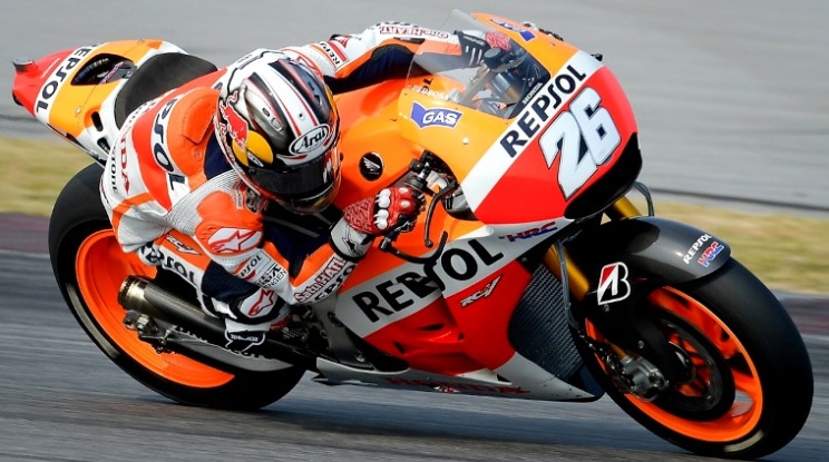 Pembalap MotoGP dengan Wearpack canggih - Dani Pedrosa in Action