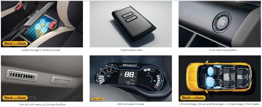 Fitur Renault Triber - Lengkap dan Fungsional