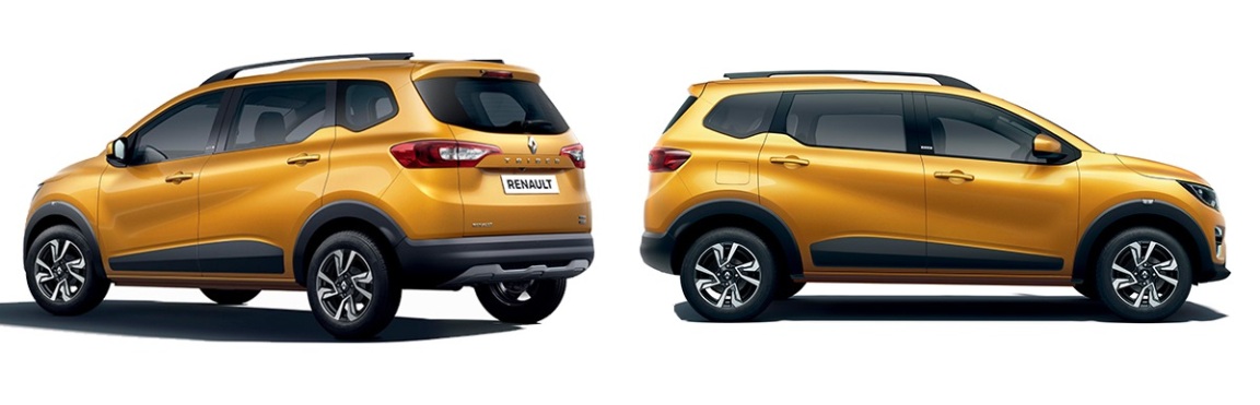 Review Renault Triber - Tampak Belakang dan Samping