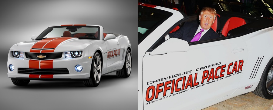 Chevy Camaro Indy 500 - Donald Trump