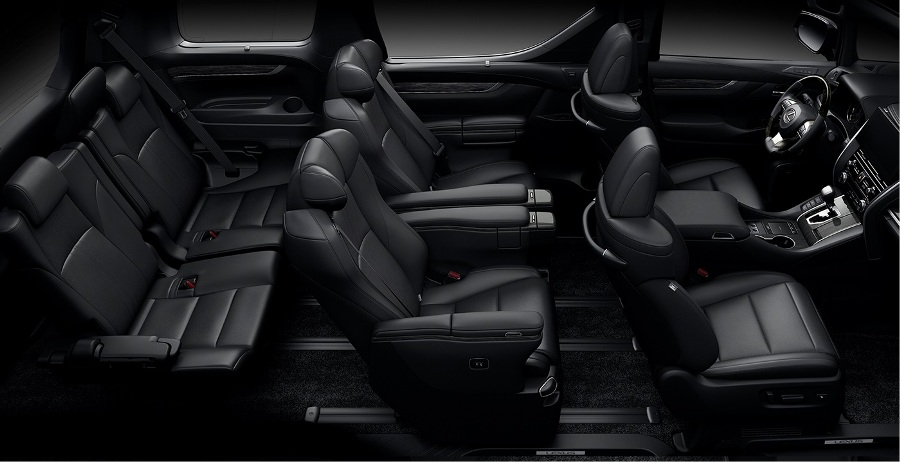 Kabin Lexus LM350 Indonesia 7-Seater