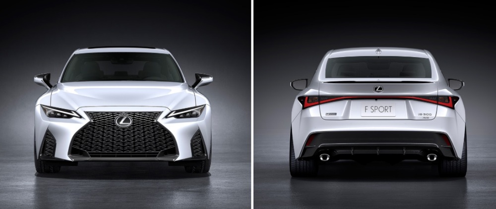 Lexus New IS Sedan Sport - Tampak Depan dan Belakang