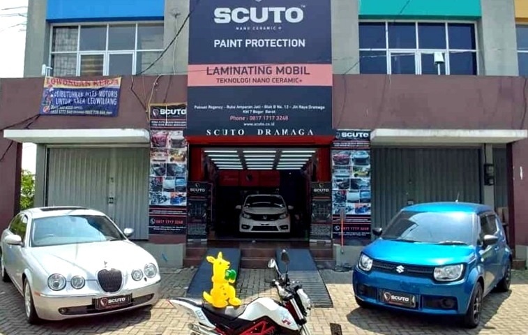Alamat Salon Mobil Scuto untuk Coating Nano Ceramic di Bogor