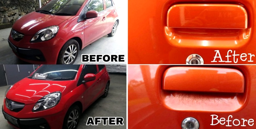 Contoh Hasil Detailing Mobil dengan Nano Ceramic