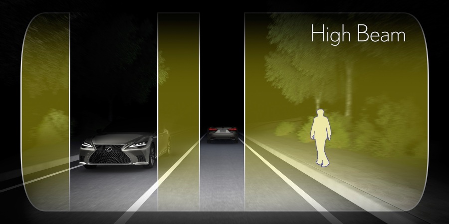 Lexus Teammate - Fitur Adaptive High Beam