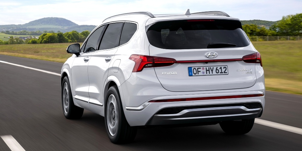 Hyundai Santa Fe 2021 facelift - Rear Look