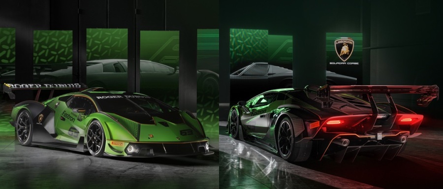 Lamborghini Essenza SCV12 - Side Front and Rear