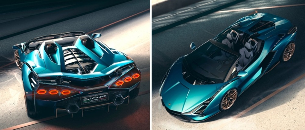 Lamborghini Sian Roadster - rear top