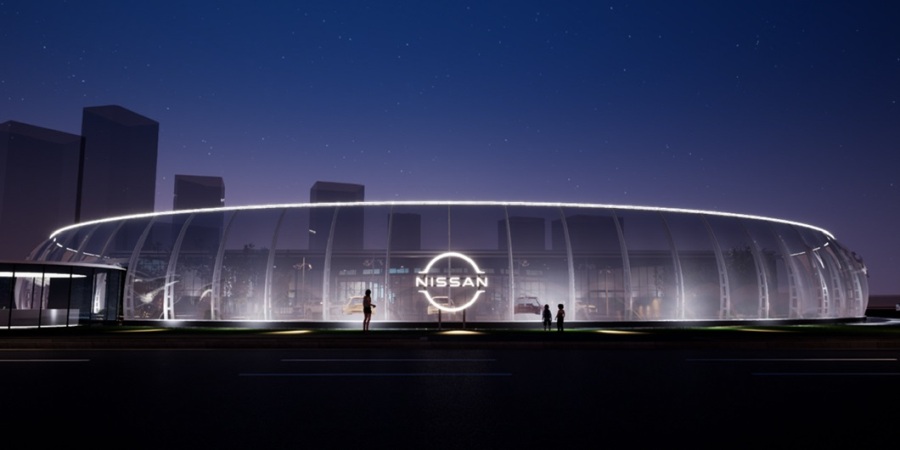 Logo Baru pada Nissan Ariya EV