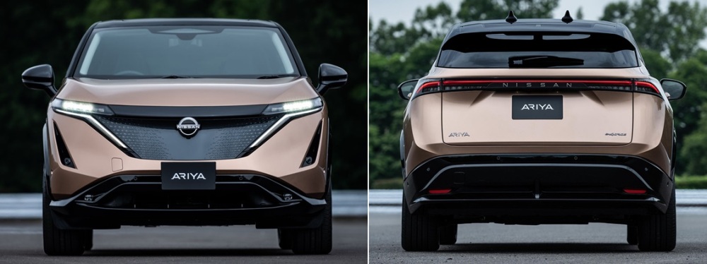 Ariya EV Crossover - Tampak Depan dan Belakang