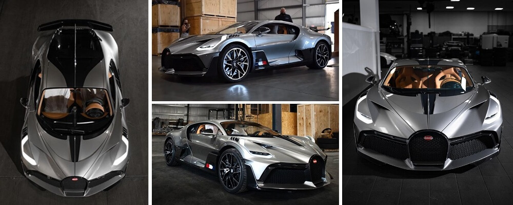 Bugatti Divo Pertama di AS - Silver Metallic