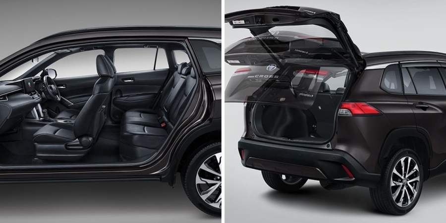 Corolla Cross - Kabin dan Bagasi