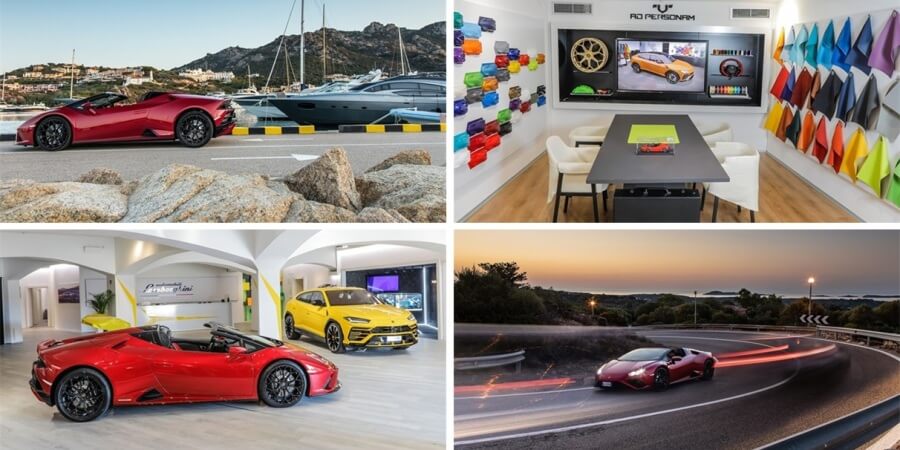 Lamborghini Lounge Porto Cervo - Test Drive and Personalization