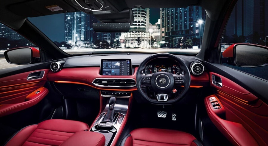 MG HS Interior Dashboard