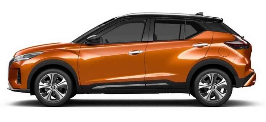 Nissan Kicks - Tampak Samping