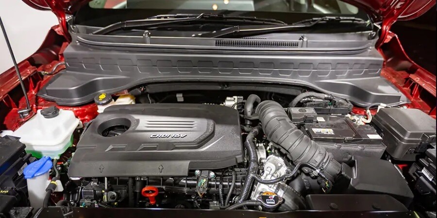 Penampakan mesin Kia Sonet