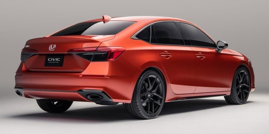 Prototipe Civic Gen-11 - Tampak Samping Belakang