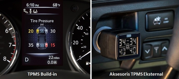 Fitur TMPS - Pemantau Tekanan Ban Mobil