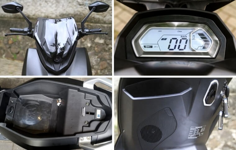 Fitur United T1800 - Motor Listrik Sporty