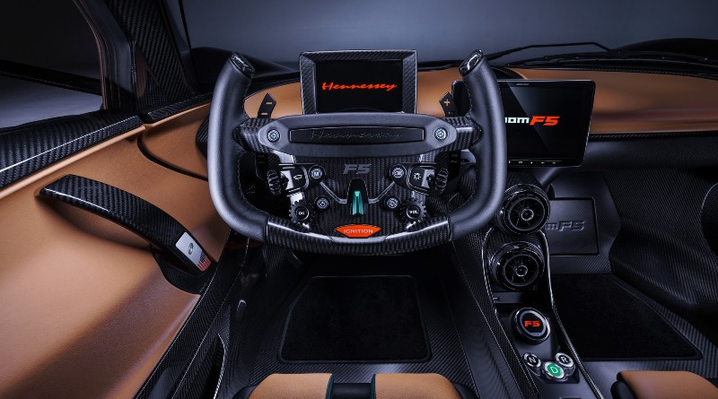 Interior hypercar Hennessey - Dashboard