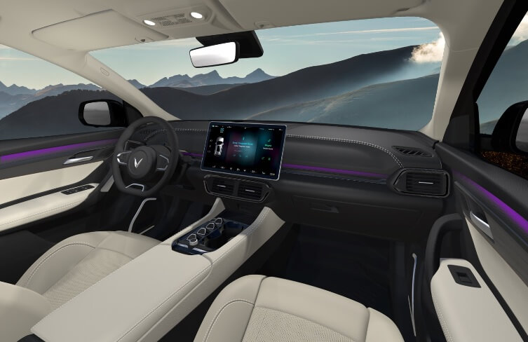 Interior dan kokpit VinFast VF32 - Semi Otonom EV
