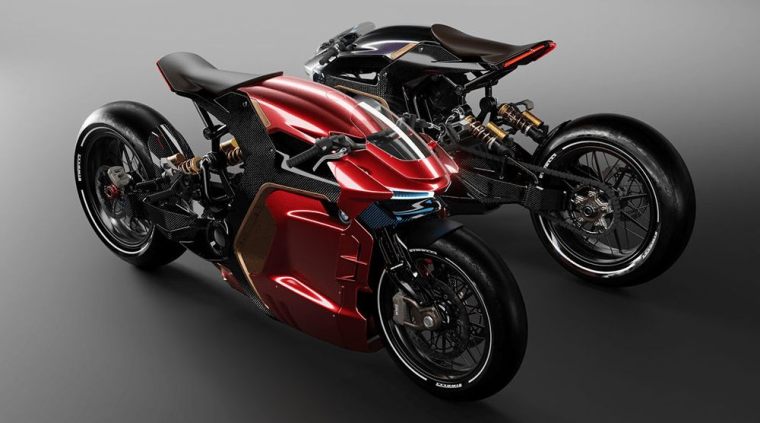 Konsep motor ekstrim untuk BMW oleh desainer