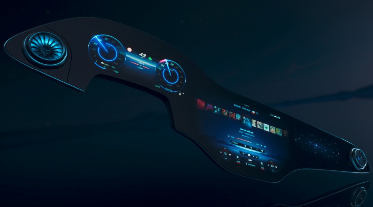 Mercedes Benz Hyperscreen AI-Powered MBUX