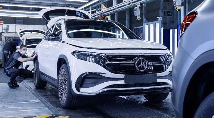 Mercedes EQA - in Production Line