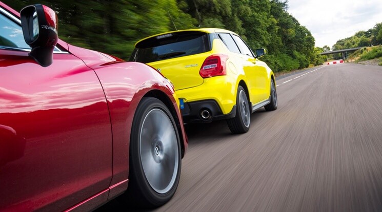 Prilaku mengemudi tailgating berbahaya