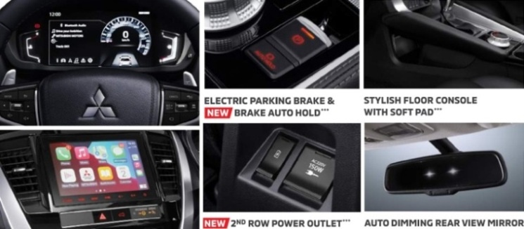 Fitur Interior Baru di Pajero Sport 2021 Facelift