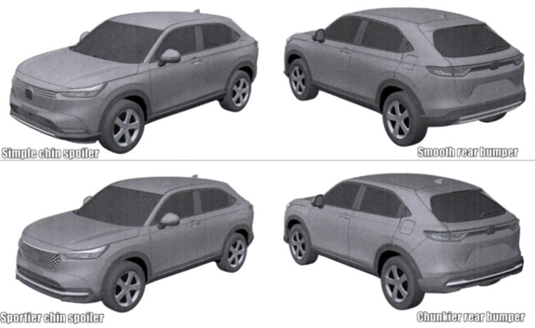 Gambar Honda HRV 2021 - Tampak Samping Depan-Belakang