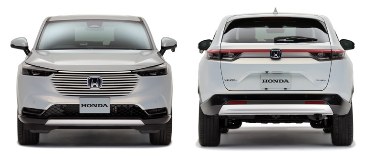 HR-V Gen-3 2021 - Tampak Depan dan Belakang