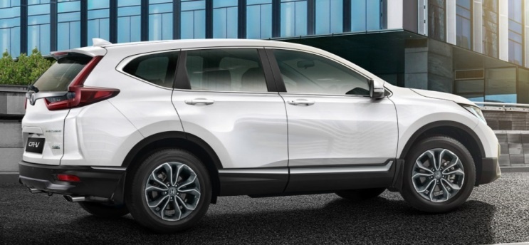 Honda CRV Turbo tampak samping