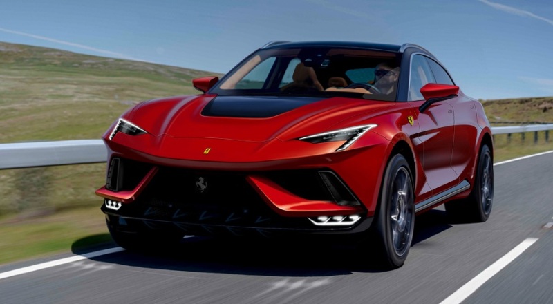 Ferrari Purosangue - Unofficial Teaser Front