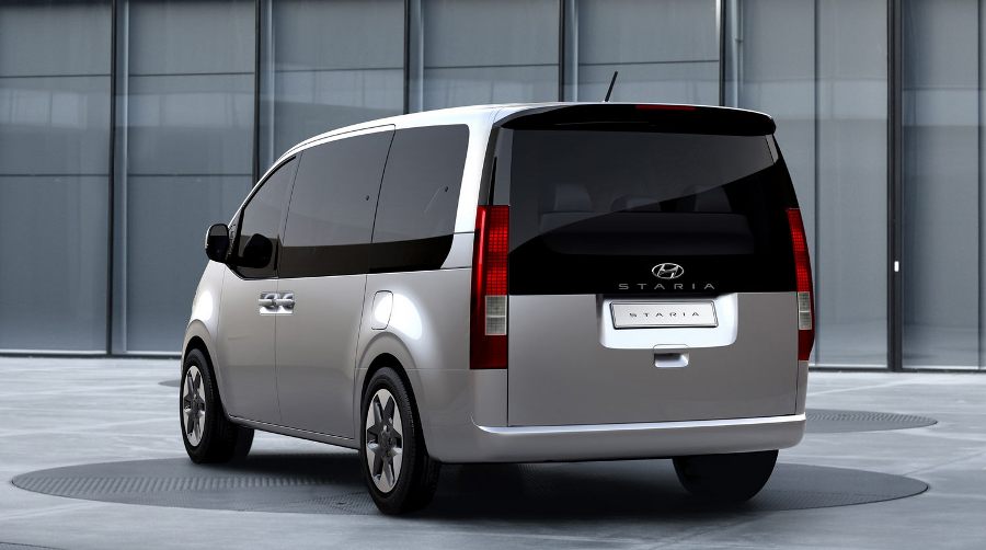 Hyundai Staria-Rear Look Silver