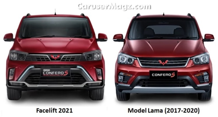 Perbedaan Wajah Confero Facelift 2021 vs Lama