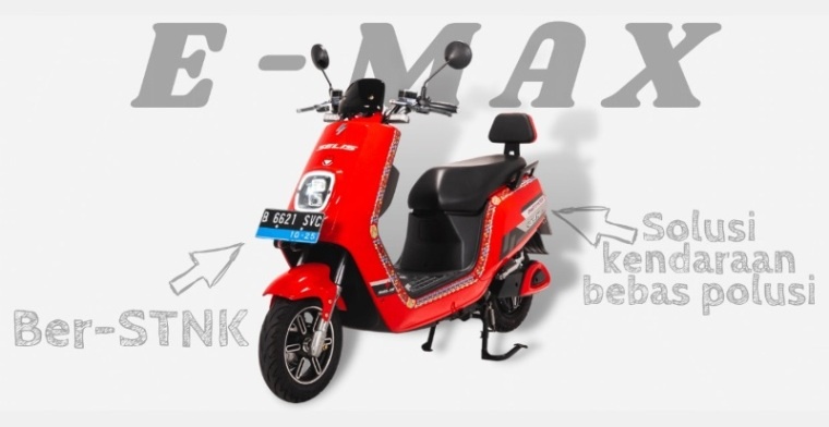 Selis E-Max 2021 - Motor Listrik ber-STNK