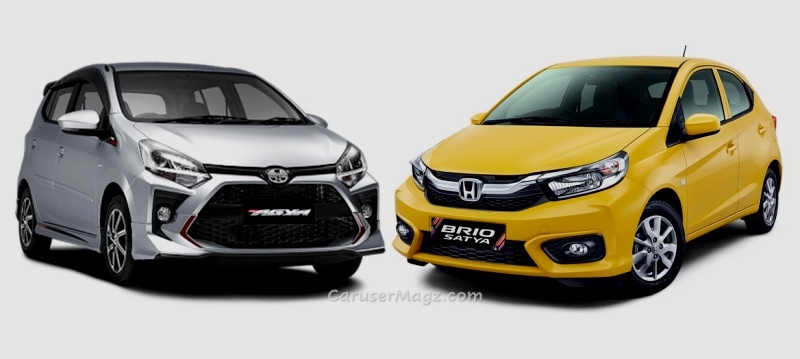 Honda Brio vs Agya 2020