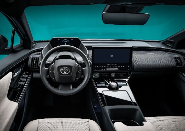 Dashboard konsep Toyota bZ4X 