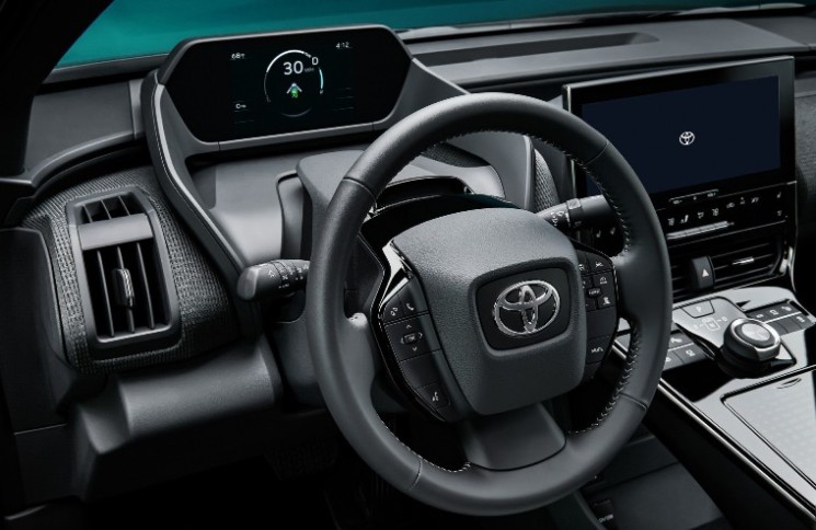 Meter cluster Konsep EV Crossover Toyota