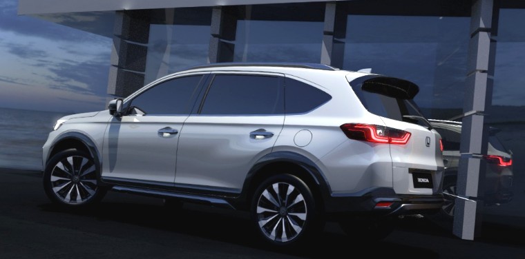 Konsep BR-V Gen-2 Tampak samping