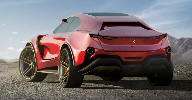 Render Super SUV - Belakang Kiri