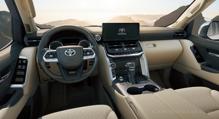 Interior Land Cruiser 2022 Generasi Baru - LC300 Dashboard