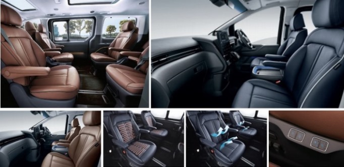 Interior MPV mewah - Canggih dan Mewah