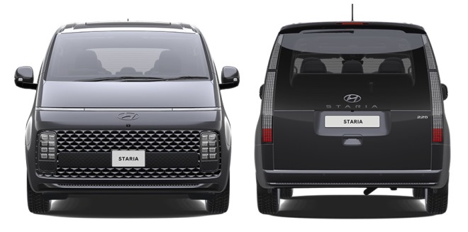 Luxury MPV Hyundai 2021 - Tampak Depan dan Belakang