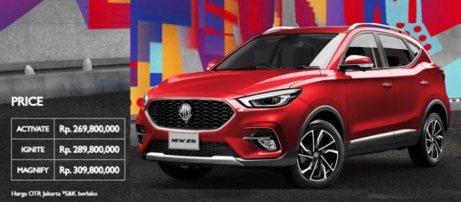 Harga MG ZS 2021 Facelift